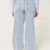 Kurviga mid-Rise Medium Wash Baggy Jeans Kurviga mid-Rise Medium Wash Baggy Jeans