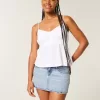 Kurvigt Low-Rise Denim Mini Skort Kurvigt Low-Rise Denim Mini Skort