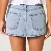 Kurvigt Low-Rise Denim Mini Skort Kurvigt Low-Rise Denim Mini Skort