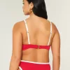 Kurvlig High Apex Ribbed Bygel Bikinitopp