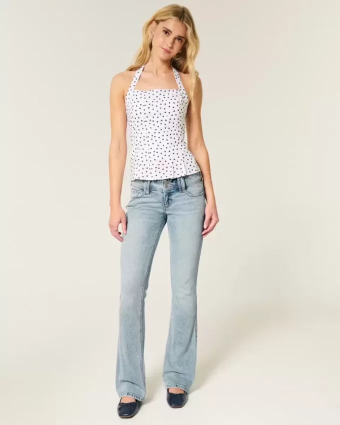 Lågfärgade Bootcut-jeans Lågfärgade Bootcut-jeans