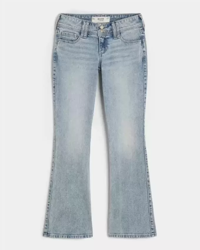 Lågfärgade Bootcut-jeans Lågfärgade Bootcut-jeans