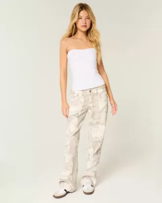 Lågfärgade Camo Baggy Jeans Lågfärgade Camo Baggy Jeans