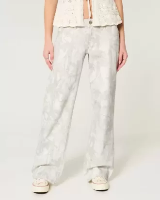 Lågfärgade Camo Baggy Jeans Lågfärgade Camo Baggy Jeans