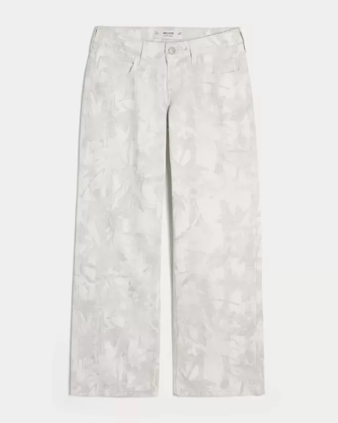 Lågfärgade Camo Baggy Jeans Lågfärgade Camo Baggy Jeans