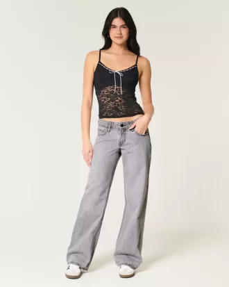 Lågfärgade grå baggy jeans Lågfärgade grå baggy jeans