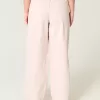Lågfärgade rosa superbaggy jeans