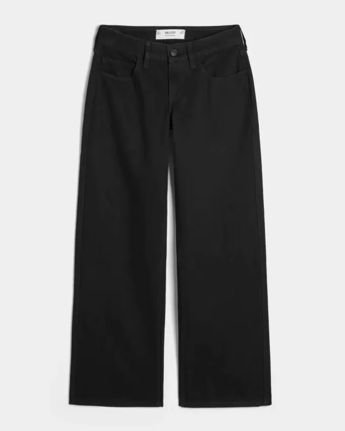 Lågfärgade svarta baggy jeans Lågfärgade svarta baggy jeans