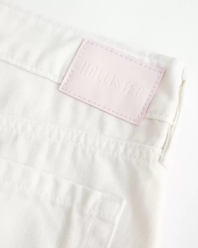 Lågfärgade vita baggy jeans Lågfärgade vita baggy jeans
