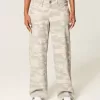 Lågfärgade Y2K Camo Baggy Jeans Lågfärgade Y2K Camo Baggy Jeans