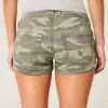 Lågfärgade Y2K Camo Twill Shortie Shorts Lågfärgade Y2K Camo Twill Shortie Shorts