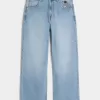 Light Wash Astronaut Graphic Super Baggy Jeans Light Wash Astronaut Graphic Super Baggy Jeans