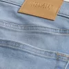 Light Wash Athletic Skinny Jeans