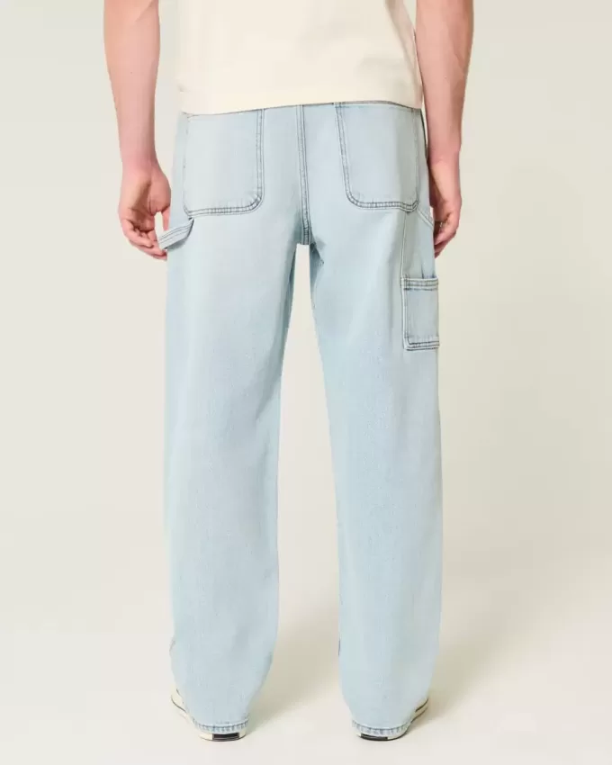 Light Wash Baggy Carpenter Jeans Light Wash Baggy Carpenter Jeans