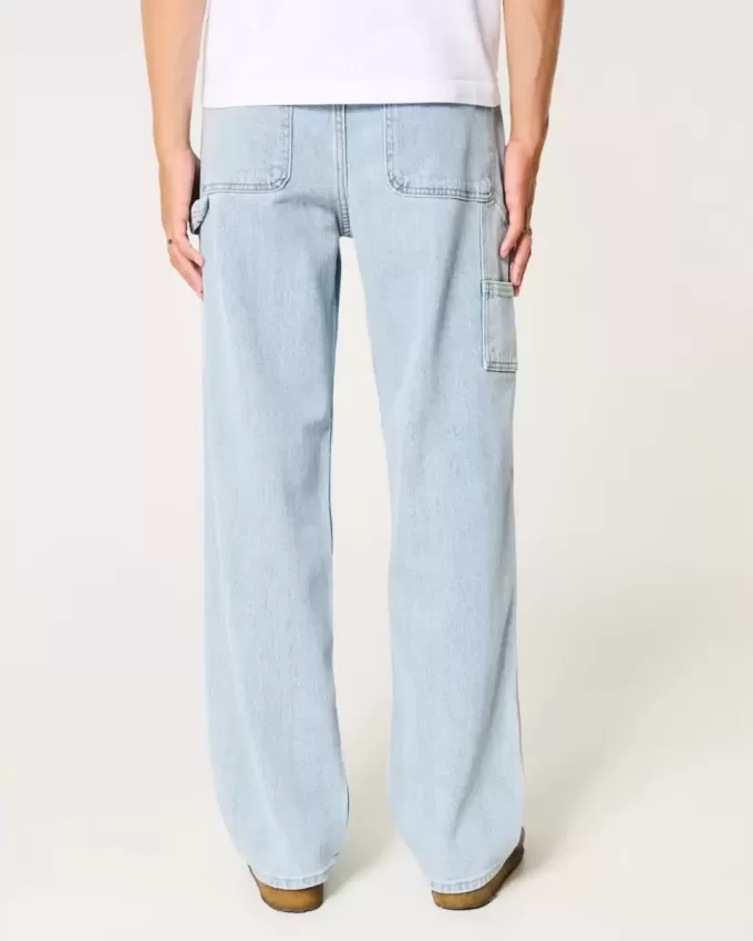 Light Wash Baggy Painter Jeans Light Wash Baggy Painter Jeans