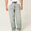 Light Wash Broderade Tärningar Skater Baggy Jeans Light Wash Broderade Tärningar Skater Baggy Jeans