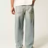 Light Wash Broderade Tärningar Skater Baggy Jeans Light Wash Broderade Tärningar Skater Baggy Jeans