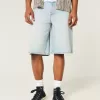 Light Wash Dice Graphic Super Baggy jeansshorts Light Wash Dice Graphic Super Baggy jeansshorts