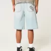 Light Wash Dice Graphic Super Baggy jeansshorts Light Wash Dice Graphic Super Baggy jeansshorts