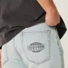 Light Wash Downforce Racing Graphic Loose Jeans Light Wash Downforce Racing Graphic Loose Jeans