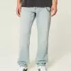 Light Wash Downforce Racing Graphic Loose Jeans Light Wash Downforce Racing Graphic Loose Jeans
