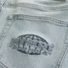 Light Wash Downforce Racing Graphic Loose Jeans Light Wash Downforce Racing Graphic Loose Jeans