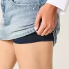 Light Wash Dubbade Denim Mini Skort Light Wash Dubbade Denim Mini Skort