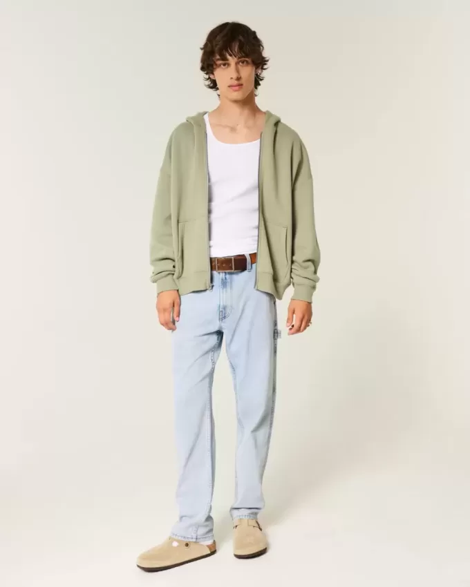 Light Wash Loose Painter Jeans Light Wash Loose Painter Jeans
