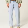 Light Wash Loose Painter Jeans Light Wash Loose Painter Jeans