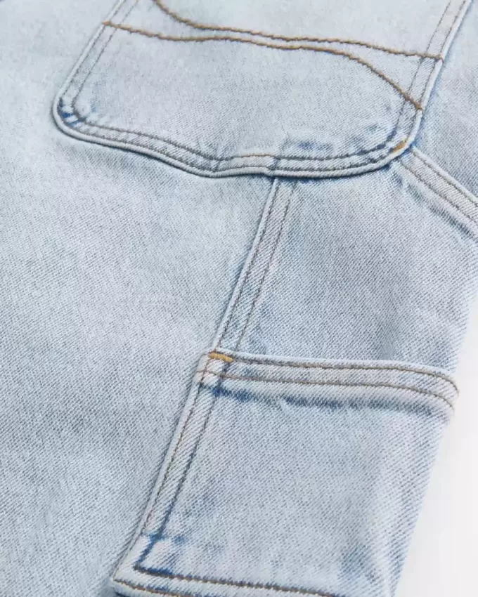 Light Wash Loose Painter Jeans Light Wash Loose Painter Jeans