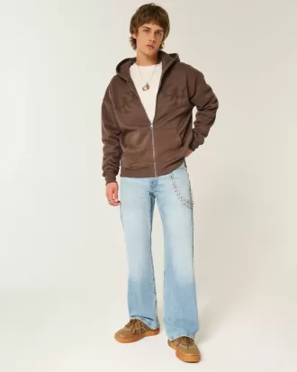 Light Wash Relaxed Bootcut-jeans