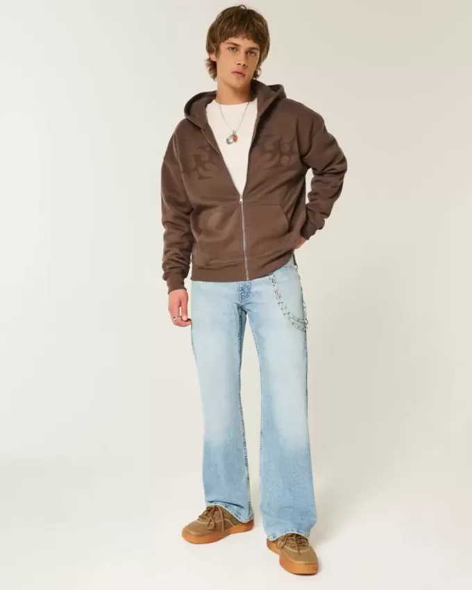 Light Wash Relaxed Bootcut-jeans Light Wash Relaxed Bootcut-jeans