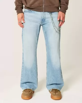 Light Wash Relaxed Bootcut-jeans