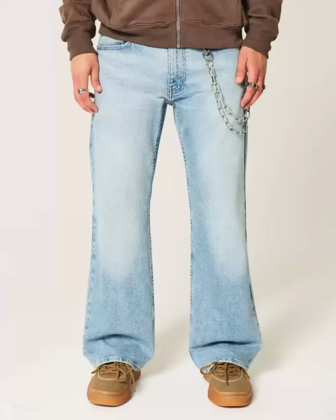 Light Wash Relaxed Bootcut-jeans Light Wash Relaxed Bootcut-jeans