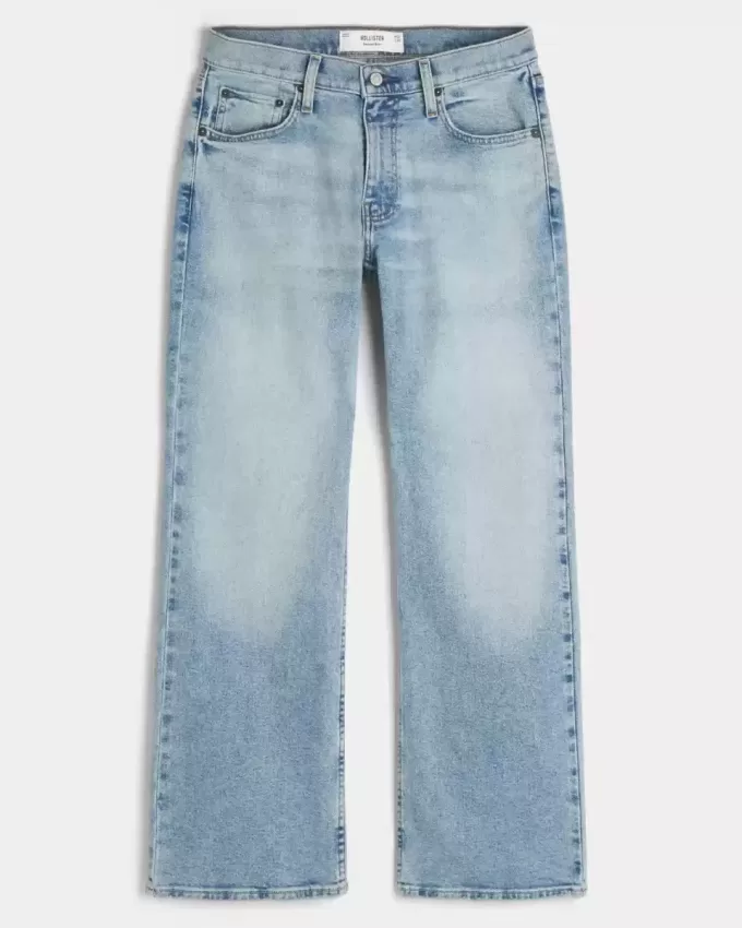 Light Wash Relaxed Bootcut-jeans Light Wash Relaxed Bootcut-jeans