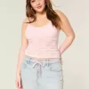 Light Wash Skosnöre Denim Mini Skort Light Wash Skosnöre Denim Mini Skort