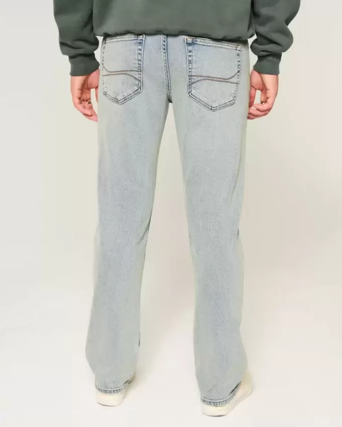 Light Wash Slim Straight Jeans Light Wash Slim Straight Jeans