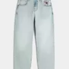 Light Wash Spelkort Grafiska Skater Baggy Jeans Light Wash Spelkort Grafiska Skater Baggy Jeans