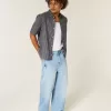 Light Wash Spider Graphic Super Baggy Jeans Light Wash Spider Graphic Super Baggy Jeans