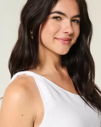 Linne-Blend One Shoulder Top
