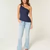Linne-Blend One Shoulder Top Linne-Blend One Shoulder Top