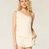 Linne-Blend One Shoulder Top Linne-Blend One Shoulder Top