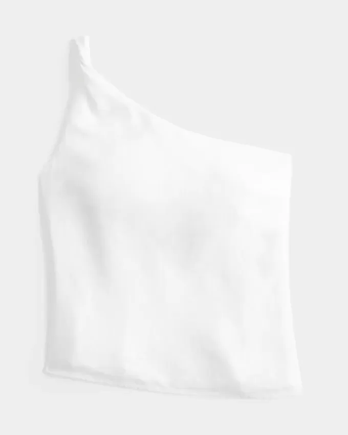 Linne-Blend One Shoulder Top Linne-Blend One Shoulder Top