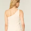 Linne-Blend One Shoulder Top Linne-Blend One Shoulder Top