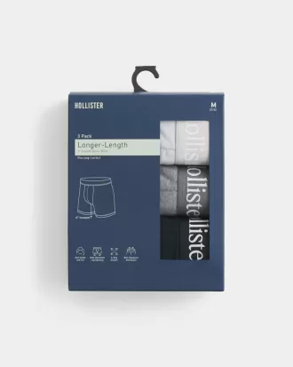 Längre boxershorts 3-pack