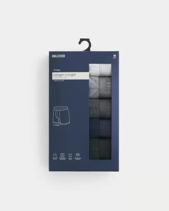 Längre boxershorts 5-pack