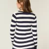 Långärmad Babydoll-tröja med fyrkantig hals Långärmad Babydoll-tröja med fyrkantig hals