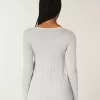 Långärmad Babydoll-tröja med fyrkantig hals Långärmad Babydoll-tröja med fyrkantig hals
