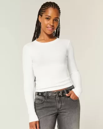 Långärmad Crew Top