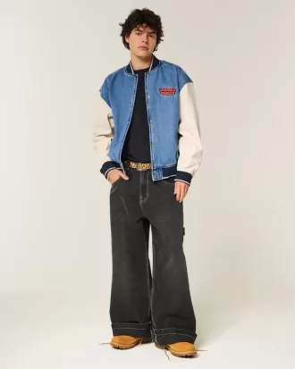 Looney Tunes grafisk jeansjacka